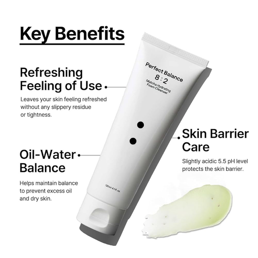 [B : Lab] 8:2 Matcha Hydrating Foam Cleanser 120ml