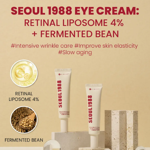 [K-SECRET] SEOUL 1988 Eye Cream : Retinal Liposome 4% + Fermented Bean 30ml