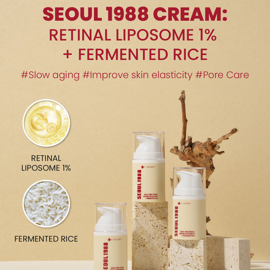 [K-SECRET] SEOUL 1988 Cream : Retinal Liposome 1% + Fermented Rice 50ml