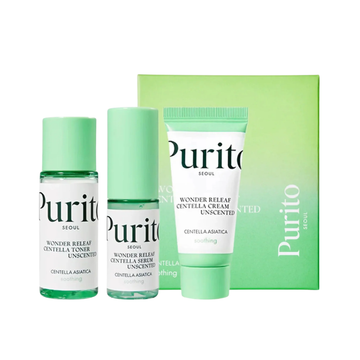 [Purito] Wonder Releaf Centella Mini Kit Unscented