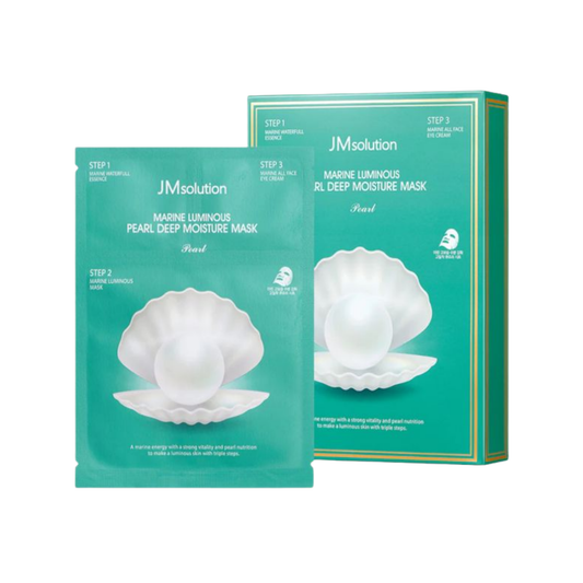 [JMsolution] Marine Luminous Pearl Moisture Mask Plus Kit (10u) (3 en 1)