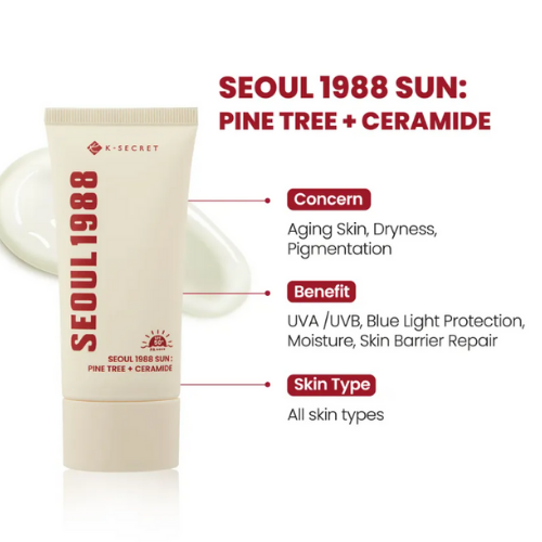 [K-SECRET] SEOUL 1988 Sun : Pine Tree + Ceramide 50ml